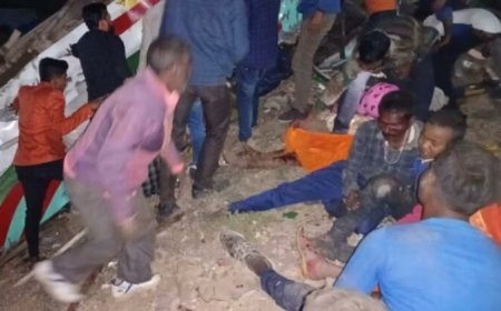 ट्रक की टक्कर से पलटी तीन बसें, 14 लोगों की मौत, 50 से ज्यादा घायल, 13 की हालत गंभीर
