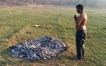 बेगुनाही साबित करने के लिए शख्स ने दी अग्निपरीक्षा,  भाभी से था अवैध संबंध का शक