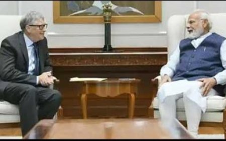 PM मोदी से मिले माइक्रोसॉफ्ट के सह-संस्थापक बिल गेट्स, कई मु्द्दों पर हुई चर्चा