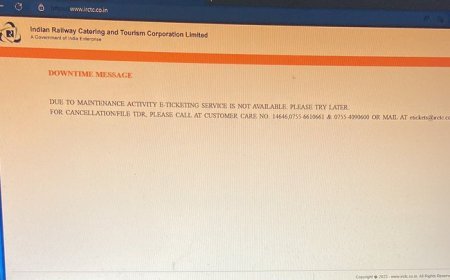 तत्काल टिकट नहीं हो सकीं बुक, आईआरसीटीसी की वेबसाइट हुई डाउन
