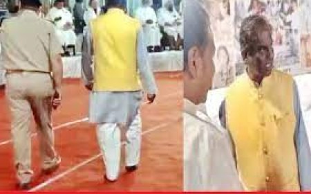VVIP सुरक्षा के बीच गायब हो गए मंत्री जी के जूते