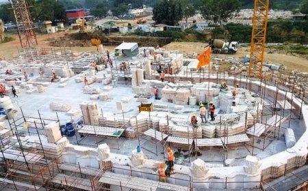 रामलला के दर्शन 32 सीढ़ियां चढ़कर होंगे