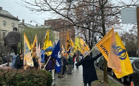 वाशिंगटन में दूतावास के बाहर भारतीय पत्रकार पर खालिस्तानियों का हमला