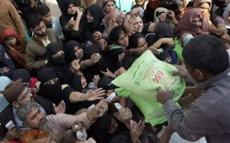 पाकिस्तान में फ्री में आटा पाने की जंग में अब तक 11 की मौत, 60 घायल