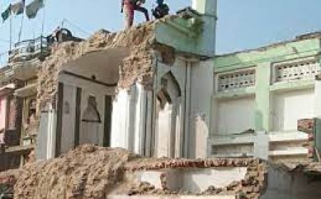 सरकारी जमीन पर अवैध रूप से बन रही थी मस्जिद
