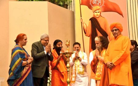 उपराष्ट्रपति धनखड़ - 'बहुत पीड़ा होती है जब अपनों में से कोई विदेशी धरती पर भारत की छवि धूमिल करता है'