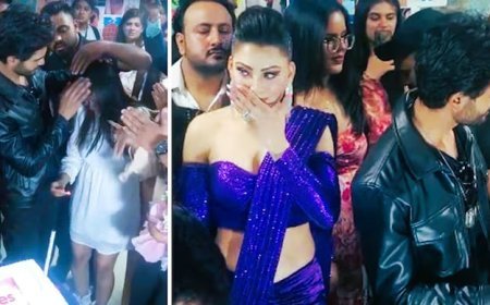 जयपुर में उर्वशी रौतेला के ईवेंट में एक्सीडेंट