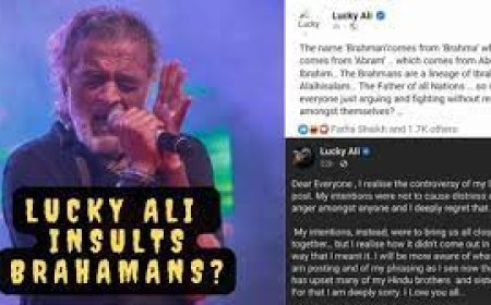 ब्राह्मण को इब्राहिम के वंशज कहने के बाद लकी अली ने मांगी माफी