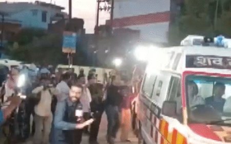 अशरफ की दोनों बेटियां और अतीक के दो नाबालिग बेटे पहुंचे कब्रिस्‍तान