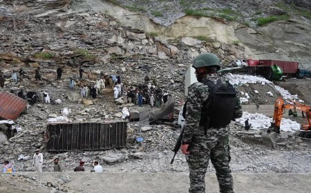 पाकिस्तान के खैबर पख्तूनख्वा प्रांत में भूस्खलन