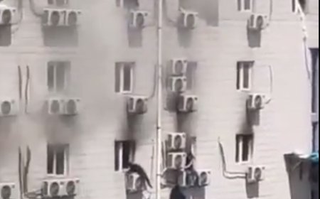 चीन में बीजिंग के अस्पताल में लगी भीषण आग