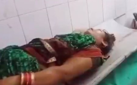 बारात में आई युवतियों को रंग लगाने को लेकर कपल के बीच झगड़ा, पति ने पत्नी को छत से फेंका