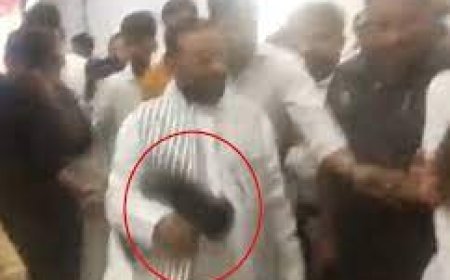 सपा के कार्यक्रम में स्वामी प्रसाद मौर्य पर फेंका गया जूता