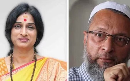 ओवैसी के खिलाफ BJP उम्मीदवार लता की तीखी बयानबाजी, कहा- हैदराबाद के लिए कुछ नहीं किया